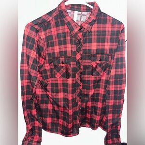 RnB XL Red with Black flannel